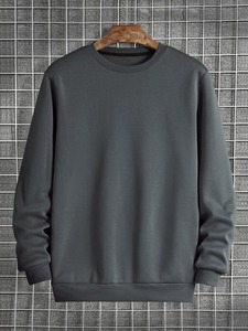 Sudadera con Capucha para Hombre, 100% Algodón, Forro Polar, Bordada, Invierno, con Patrón Sólido, Cuello con Capucha Personalizado con Estampado - Product Image 5