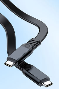 Câble de données plat <span class=keywords><strong>USB</strong></span> 3.2 vers Type C 10 Gbps, câble de <span class=keywords><strong>disque</strong></span> <span class=keywords><strong>dur</strong></span>, câble de charge rapide portable 60W <span class=keywords><strong>pour</strong></span> téléphone portable, ordinateur portable - Product Image 4