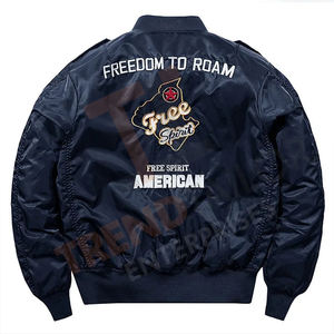 Veste d'hiver pour homme, style hip-hop, épaisse et chaude, style aviateur, pilote et bombardier de baseball - Product Image 4