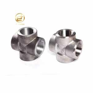 1-1/4 "bsp חוט נשי 304 נירוסטה 4 דרך צינור לחצות צינור מתאים עבור אוויר שמן מים - Product Image 5