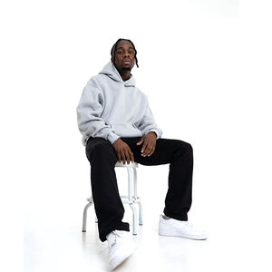 2025 Top marque personnalisé hommes pull à capuche 100% Polyester en vrac en gros pleine fermeture éclair sweats personnalisables sweats à capuche vierges - Product Image 5