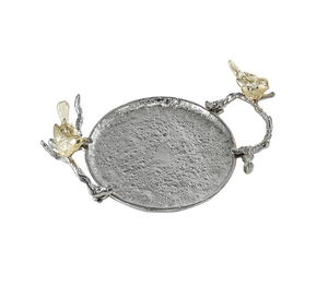 Plateau de décoration de Noël Décoration de la maison Plateau en métal Forme ronde Vaisselle Ustensiles de cuisine Restaurants Fabricant en gros Fournisseur - Product Image 3