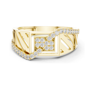 Anillo de Diamante de Laboratorio de 0.34 CT para Mujer, Claridad VVS-VS EF, Oro de 18KT, 14KT, 10KT y Plata 925, Oro Rosa, Amarillo y Blanco - Product Image 1