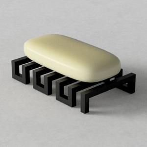 Porte-savon élégant en acier inoxydable plaqué Plateau en métal antirouille Porte-savon de cuisine de salle de bain Design moderne pour une utilisation durable - Product Image 4