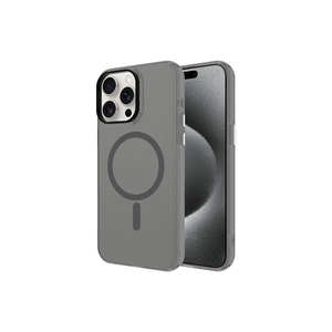 Coque rigide JoieCreatif translucide gris foncé pour iPhone 15 Pro compatible MagSafe avec fonction anti-traces de doigts C-Pro, marque Google - Product Image 1