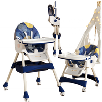 Chaise de salle à manger pliable multifonctionnelle en plastique pour bébé avec dossier Table d'apprentissage stable pour la maison et la salle de sport