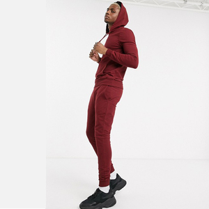 Chándales de alta calidad para hombres, chándales transpirables lisos con capucha en blanco, chándales de impresión personalizados disponibles - Product Image 2