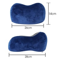 Oreiller de voyage ergonomique en mousse à mémoire de forme en U, respirant, en polyester et coton, pour avion, bus, voiture, camping – Prix usine