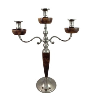 Bougeoir en métal aluminium Candélabre Grand pilier Bougeoir fait main Bougeoir décoratif - Product Image 3