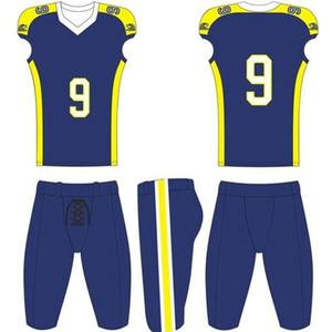 Uniforme de fútbol con nombre de equipo hecho a medida de alta calidad, ropa de equipo para hombres, uniformes de fútbol americano para hombres - Product Image 5