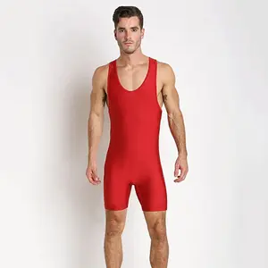 Hot Nieuw Design Luxe Premium Spandex Worstelen Singlet Usa Worstelen Singlet Powerlifting Singlet Voor Mannen