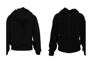 Sweat-shirt à capuche unisexe moderne avec fermeture éclair, en tissu polaire basique, nylon/coton 220g, doux, chaud et confortable pour l'hiver, vente en gros, sweats personnalisés pour hommes - Product Image 3