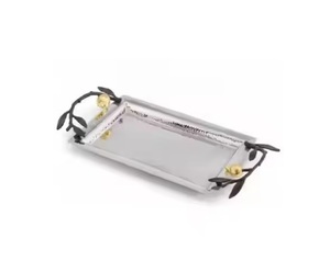 Ensemble de plateaux de service en aluminium Nouveau design Plateau de service en métal fait main d'aspect moderne pour l'hôtel et le restaurant de luxe - Product Image 1