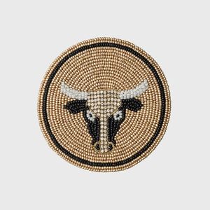 ที่รองแก้วปักลูกปัดทำด้วยมือสีสันสดใสของขวัญที่รองแก้วปักลูกปัดเมล็ดพันธุ์แบบดั้งเดิมสำหรับกิจกรรม - Product Image 6