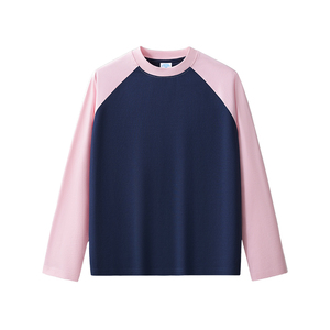 เสื้อยืดแขนยาวสำหรับผู้ชายเสื้อยืดผ้าฝ้าย100% ทรงโอเวอร์ไซส์แบบกำหนดเอง100% - Product Image 2