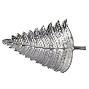 ถาดช็อคโกแลตงานหัตถกรรมโลหะรูปทรงใบไม้แบบอินเดียดั้งเดิมดีไซน์ทันสมัยสำหรับการแสดงขนมหวานสุดคลาสสิกแบบหรูหรา - Product Image 1