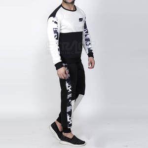 Ensemble de survêtement décontracté confortable pour l'hiver, coupe classique, mélange de coton de qualité supérieure, taille ajustable avec cordon, léger et écologique - Product Image 4