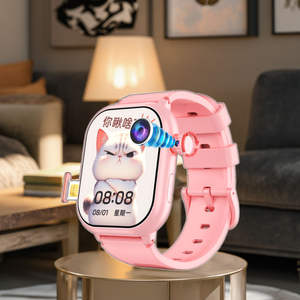 นาฬิกาอัจฉริยะสำหรับเด็ก 4G วิดีโอคอล รุ่น B32 พร้อมผู้ช่วยเสียง <span class=keywords><strong>AI</strong></span> ระบบระบุตำแหน่ง GPS/WIFI/LBS กันน้ำระดับ IP67 พร้อมเครื่องนับก้าวและนาฬิกาปลุก สำหรับเด็กชายและเด็กหญิง - Product Image 1