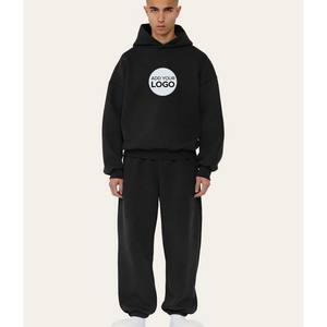 Survêtements pour hommes Survêtements pour hommes Ensemble 2 pièces sweat à capuche et pantalon de survêtement Survêtements en molleton Jogging athlétique décontracté pour hommes - Product Image 1