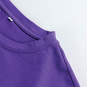 เสื้อยืดผ้าฝ้าย100% ทรงหลวมของผู้ชายระบายอากาศได้ดีแห้งเร็ว200กรัมน้ำหนักผ้าลำลองแขนสั้นสมบูรณ์แบบ - Product Image 4