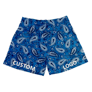 Haute qualité personnalisé imprimé séchage rapide été 100% Polyester hommes genou longueur Shorts respirant sport Shorts DDP expédition - Product Image 1