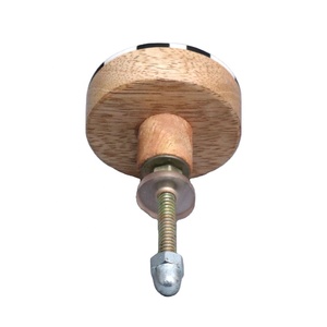 Bouton de meuble rond en résine avec motif à carreaux noir et blanc, poignée de meuble traditionnelle pour tiroir et porte, installation facile - Product Image 2