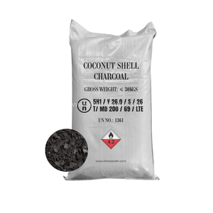 Carbón de Cáscara de Coco Lintas Era para la Industria del Carbón Activado, Venta al por Mayor en Tailandia, Alta Calidad, 2.5% de Contenido de Ceniza - Product Image 1