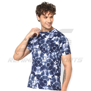 Nuevo estilo de tela de algodón Tie Dye Camisetas cuello redondo camisetas impresas al por mayor mejor precio Tie Dye camisetas - Product Image 2