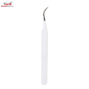 Pinzas de pestañas de volumen puntiagudo curvo profesional herramienta de belleza de acero inoxidable de alta cantidad para extensión Etiqueta Privada - Product Image 2