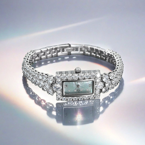 Reloj de Pulsera de Lujo para Mujer YD1008 con Logotipo Personalizado, Reloj de Joyería con Diamantes de Circonio para Mujer - Product Image 4