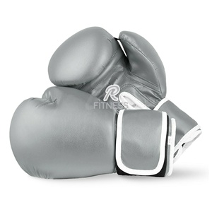 Gants de boxe antidérapants en cuir de vachette imprimés sur mesure de haute qualité avec fermeture auto-agrippante pour l'entraînement, gants d'arts martiaux personnalisés - Product Image 2