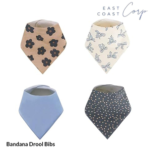 Baberos Bandana para Bebé, 100% Algodón, Antibacterianos, Ecológicos, para la Dentición y el Babeo - Product Image 1