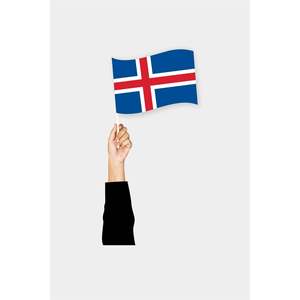 Bandera de Islandia de Plástico - Product Image 1