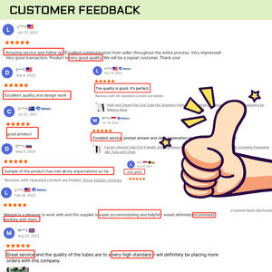 Dapat disesuaikan Logo kondisioner pewarna rambut kosmetik tabung plastik cerah alumini-plastik dengan cetakan Offset permukaan - Product Image 6