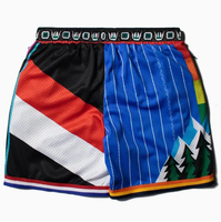Shorts en maille 100% polyester respirant, extensible dans 4 directions, de qualité supérieure, personnalisés, unisexe, séchage rapide, ensemble sportif