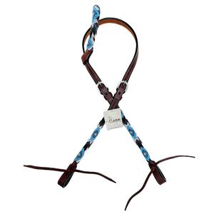 Top Tendance Personnalisé En Cuir Western Équitation Headstall avec Unique Perlé Split Oreille Conception Prix Compétitif - Product Image 6