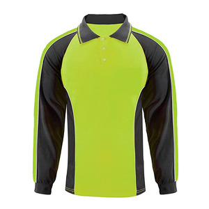 Wholesale OEM Hi Visibility Safety <b>Polo</b> <b>Shirt</b> Workwear Security Reflective Stripe Long Sleeve Workers Safety <b>Polo</b> <b>Shirts</b> - Product Image 4