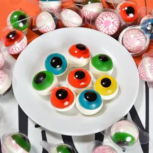 Fruit Flavor Custom Sweets Ball Eyeball Halal Gummy Candy Manufacturers