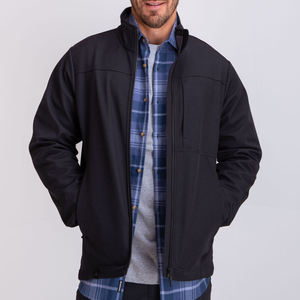Nouvelle veste Softshell design personnalisé vêtements de travail d'hiver veste coupe-vent imperméable doublée de polaire à fermeture éclair pour hommes - Product Image 6