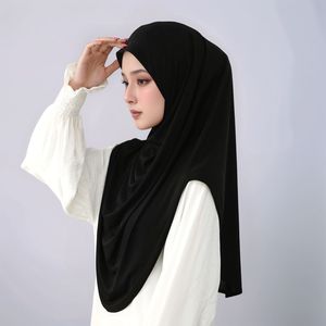 Bonnet en chanvre orné de cristaux pour femmes, Turban Bandana Malais, sous-bonnet pour double menton, Hijab instantané pour femmes musulmanes, sous-bonnet islamique de couleur unie - Product Image 5