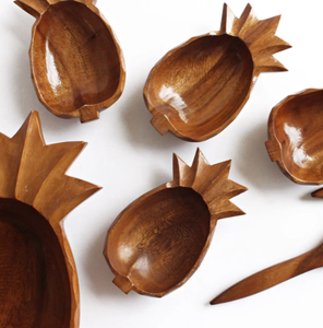 Natural <b>Wood</b> Serving Tray-Unique Gourd Design, Eco & Safe VIET FARGIMEX - Product Image 3