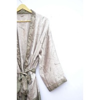 Neuankömmling Damen Seide Casual Kimono Nachthemd Sommer Tunika Bademantel Hippie Bademantel Strand Vertuschung kleid Nachtwäsche
