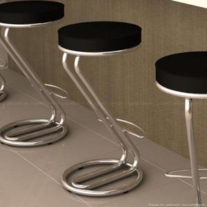 Tabouret de luxe populaire minimaliste italien en métal pour bar, restaurant, tabouret de bar, vente en gros - Product Image 2