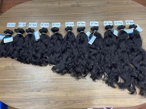 Paquetes de cabello virgen vietnamita crudo al por mayor-Paquete de Peluca de doble estirado natural alineado con cutícula - Product Image 6