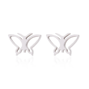 Pendientes de joyería de moda de la India The New Tide Small Design Sense Senior Sense Temperament Pendientes de aguja de acero de titanio - Product Image 3