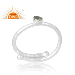 Anillo de piedras preciosas de pirita Natural de Plata de Ley 925 más vendido, joyería personalizada para mujer, regalo para ella - Product Image 1