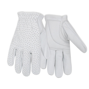 Gants de sécurité respirants en cuir véritable pour hommes, nouvelle mode, personnalisés, résistants, pour l'extérieur, antidérapants, avec bracelet élastique - Product Image 2