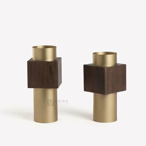 Modern Gold Sphere <b>Candle</b> <b>Holder</b> with <b>Concrete</b> Base Stylish <b>Candle</b> Stand Decorative Candlestick for Contemporary Home Decor - Product Image 6