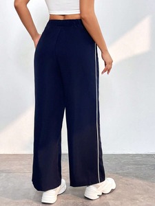 Pantalon de jogging en polaire léger pour femme, respirant, confortable, coupe-vent, décontracté, pantalon d'hiver avec devant plat - Product Image 3