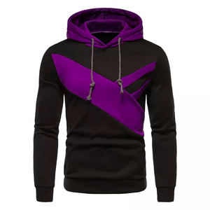 Sudadera con capucha de gran tamaño de algodón de calidad superior para hombre, sudaderas con capucha personalizadas con hombros caídos estampados degradados para hombre, fabricante - Product Image 6